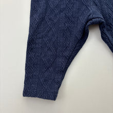 Load image into Gallery viewer, Unisex Sprout, navy leggings / bottoms, GUC, size 0000,  