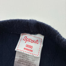 Load image into Gallery viewer, Unisex Sprout, navy leggings / bottoms, GUC, size 0000,  