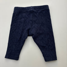 Load image into Gallery viewer, Unisex Sprout, navy leggings / bottoms, GUC, size 0000,  