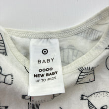 Load image into Gallery viewer, Unisex Target, soft cotton singlet top, fish, EUC, size 0000,  
