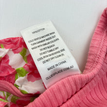 Load image into Gallery viewer, Girls Ollie's Place, pink floral cotton romper, EUC, size 00,  