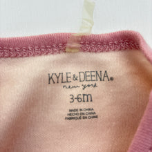 Load image into Gallery viewer, Girls KYLE &amp; DEENA, pink cotton bodysuit / romper, NEW, size 00,  