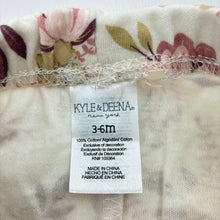 Load image into Gallery viewer, Girls KYLE &amp; DEENA, floral cotton footed leggings / bottoms, EUC, size 00,  