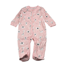 Load image into Gallery viewer, Girls Watch Me Grow, pink cotton coverall / romper, EUC, size 00,  