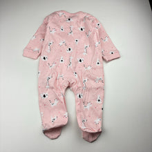 Load image into Gallery viewer, Girls Watch Me Grow, pink cotton coverall / romper, EUC, size 00,  