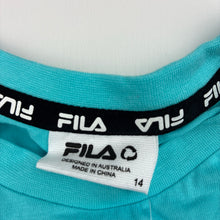 Load image into Gallery viewer, Unisex FILA, blue cotton tee / top, NEW, size 14,  