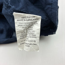 Load image into Gallery viewer, Boys Bauhaus, navy lightweight cotton short sleeve shirt, sharks, EUC, size 8,  