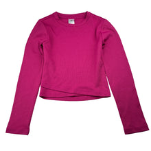 Load image into Gallery viewer, Girls Target, pink ribbed long sleeve top, small marks, FUC, size 8,  