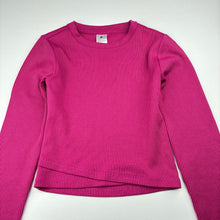 Load image into Gallery viewer, Girls Target, pink ribbed long sleeve top, small marks, FUC, size 8,  