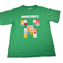 Load image into Gallery viewer, Boys Uniqlo, Minecraft cotton tee / top, small mark on front, FUC, size 9-10,  