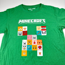 Load image into Gallery viewer, Boys Uniqlo, Minecraft cotton tee / top, small mark on front, FUC, size 9-10,  
