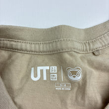 Load image into Gallery viewer, Girls Uniqlo, Animal Crossing New Horizons cotton tee / top, EUC, size 3-4,  
