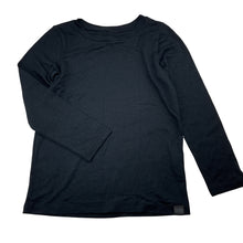 Load image into Gallery viewer, Unisex Uniqlo, HEATTECH extra warm black long sleeve top, GUC, size 5-6,  