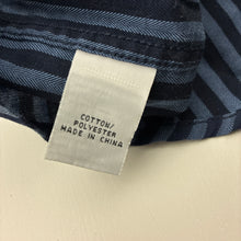 Load image into Gallery viewer, Boys FRED BRACKS, navy &amp; blue stripe long sleeve shirt, EUC, size 8,  