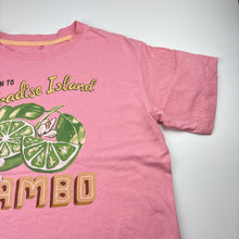 Load image into Gallery viewer, Girls Mambo, pink cotton tee / top, GUC, size 16,  