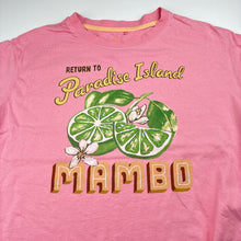 Load image into Gallery viewer, Girls Mambo, pink cotton tee / top, GUC, size 16,  