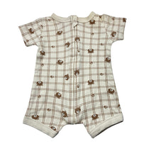 Load image into Gallery viewer, Boys Baby Berry, cotton zip romper, bears, FUC, size 000,  