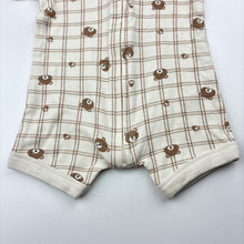 Load image into Gallery viewer, Boys Baby Berry, cotton zip romper, bears, FUC, size 000,  