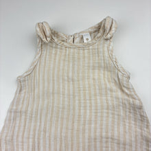 Load image into Gallery viewer, Girls Dymples, lightweight crinkle cotton romper, GUC, size 00,  