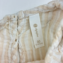Load image into Gallery viewer, Girls Dymples, lightweight crinkle cotton romper, GUC, size 00,  