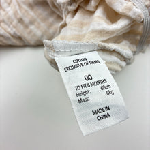 Load image into Gallery viewer, Girls Dymples, lightweight crinkle cotton romper, GUC, size 00,  