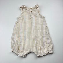 Load image into Gallery viewer, Girls Dymples, lightweight crinkle cotton romper, GUC, size 00,  