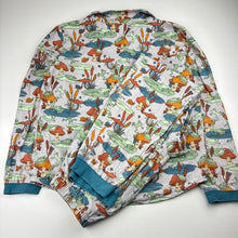 Load image into Gallery viewer, Boys Cotton On, flannel cotton winter pyjamas, frogs, wash fade, FUC, size 12,  
