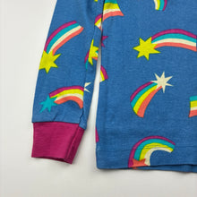 Load image into Gallery viewer, Girls Hatley, organic cotton long sleeve pyjama top, wash fade &amp; light marks, FUC, size 6,  