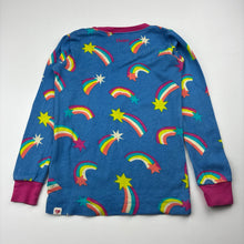 Load image into Gallery viewer, Girls Hatley, organic cotton long sleeve pyjama top, wash fade &amp; light marks, FUC, size 6,  