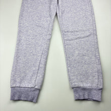 Load image into Gallery viewer, Girls Milkshake, purple fleece lined track pants, Inside leg: 48.5cm, FUC, size 6,  