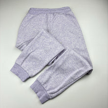Load image into Gallery viewer, Girls Milkshake, purple fleece lined track pants, Inside leg: 48.5cm, FUC, size 6,  