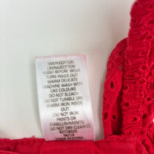 Load image into Gallery viewer, Girls Target, lined broderie cotton dress, FUC, size 8, L: 71cm