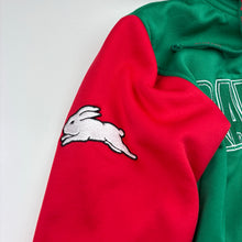 Load image into Gallery viewer, Unisex NRL Supporter, Rabbitohs fleece lined hooded jacket / sweater, EUC, size 8,  