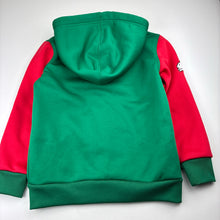 Load image into Gallery viewer, Unisex NRL Supporter, Rabbitohs fleece lined hooded jacket / sweater, EUC, size 8,  