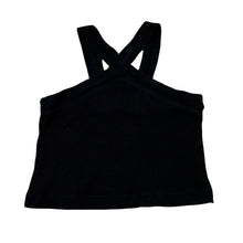 Load image into Gallery viewer, Girls Zara, black ribbed cropped top, GUC, size 9,  