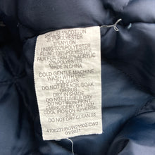 Load image into Gallery viewer, Girls Tilii, navy hooded jacket / coat, L: 60cm, EUC, size 10,  