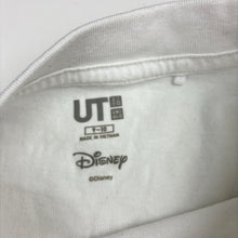 Load image into Gallery viewer, Girls Uniqlo, Disney Pinocchio Figaro cotton long sleeve top, light marks, FUC, size 9-10,  