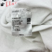 Load image into Gallery viewer, Girls Uniqlo, Disney Pinocchio Figaro cotton long sleeve top, light marks, FUC, size 9-10,  