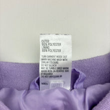 Load image into Gallery viewer, Girls Anko, purple faux fur jacket / coat, marks on cuffs, FUC, size 8,  