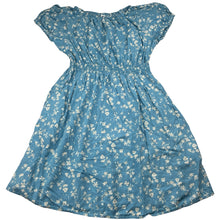 Load image into Gallery viewer, Girls Uniqlo, lightweight viscose floral dress, EUC, size 7-8, L: 66cm