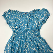 Load image into Gallery viewer, Girls Uniqlo, lightweight viscose floral dress, EUC, size 7-8, L: 66cm