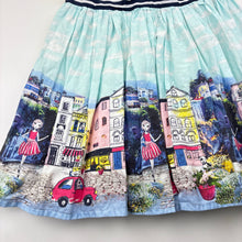 Load image into Gallery viewer, Girls George, lined cotton dress, GUC, size 8-9, L: 69cm
