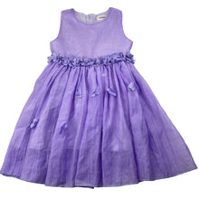 Load image into Gallery viewer, Girls VISMIENIE, cotton lined purple party dress, GUC, size 5, L: 58cm