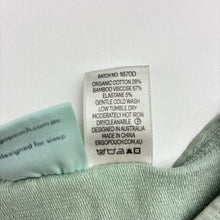 Load image into Gallery viewer, Unisex ergoPouch, 1.0 Tog organic cotton / bamboo pyjama top, small mark front, FUC, size 5,  