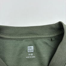 Load image into Gallery viewer, Unisex Uniqlo, AIRism khaki sports / activewear top, EUC, size 9-10,  