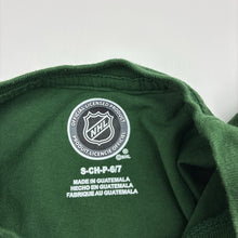 Load image into Gallery viewer, Boys NHL, Minnesota Wild green cotton tee / top, FUC, size 6-7,  