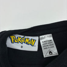 Load image into Gallery viewer, Unisex Nintendo, Pokemon Pikachu cotton pyjama top, GUC, size 8,  