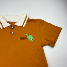 Load image into Gallery viewer, Boys KQW, polo shirt top, dinosaurs, EUC, size 6,  