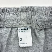Load image into Gallery viewer, Boys Anko, grey cotton shorts, elasticated, FUC, size 3,  