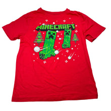 Load image into Gallery viewer, Boys Mojang, Minecraft Christmas tee / top, GUC, size 10,  